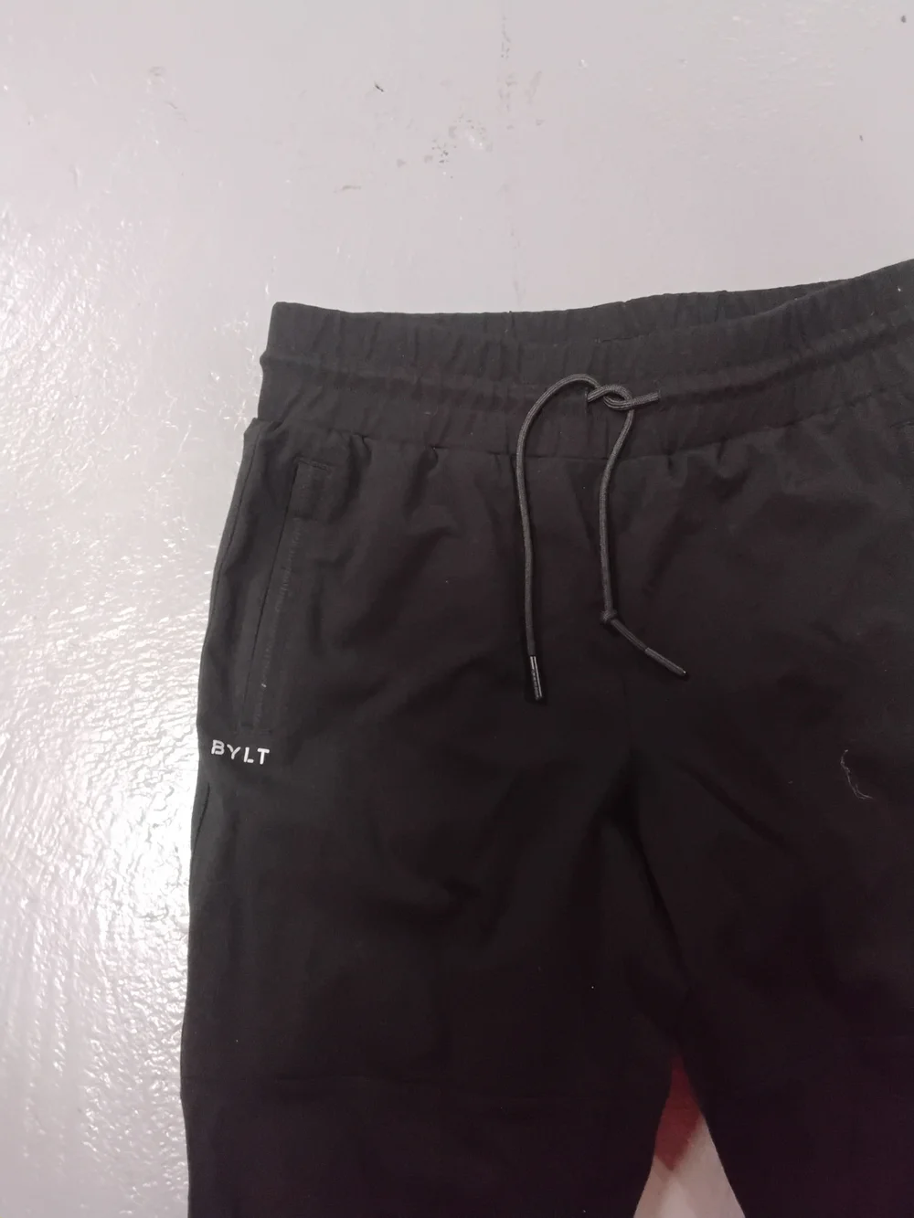 BYLT Basics Black Tapered Joggers